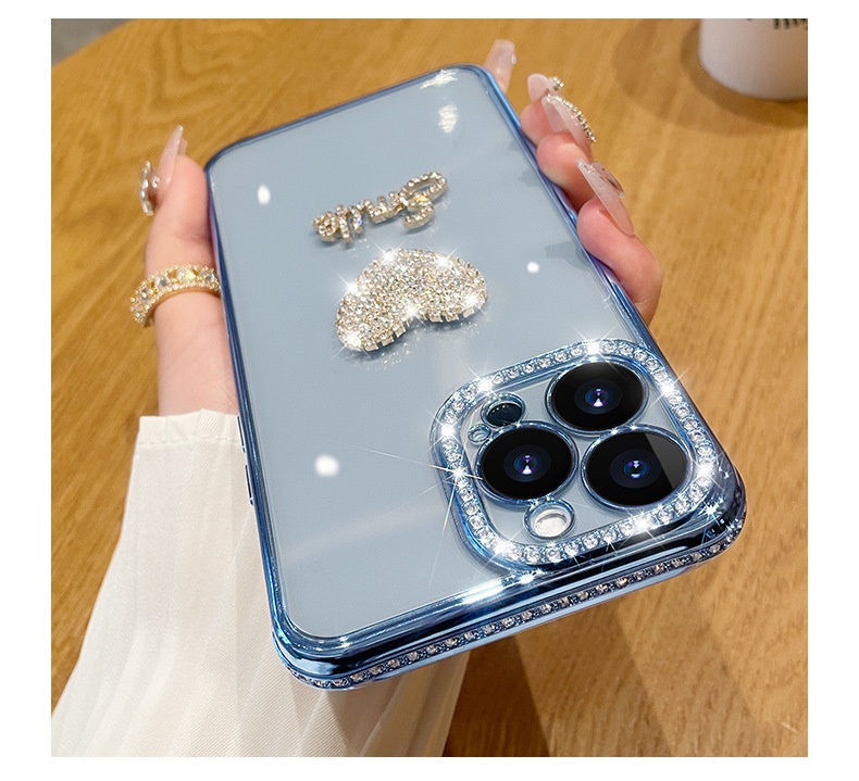 TechGlobe Compatible With 16 Pro Max New Phone Heart 15 Lens 12 Full Coverage IPhone 14 Protective Case 13 PM_voghion.com