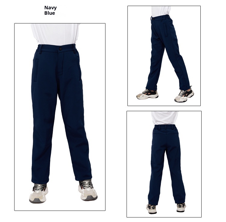 001 2023 Children's Softshell Boys And Girls Big Kids Autumn Winter Outdoor Sports Waterproof Windproof Fleece Lined Warm_voghion.com