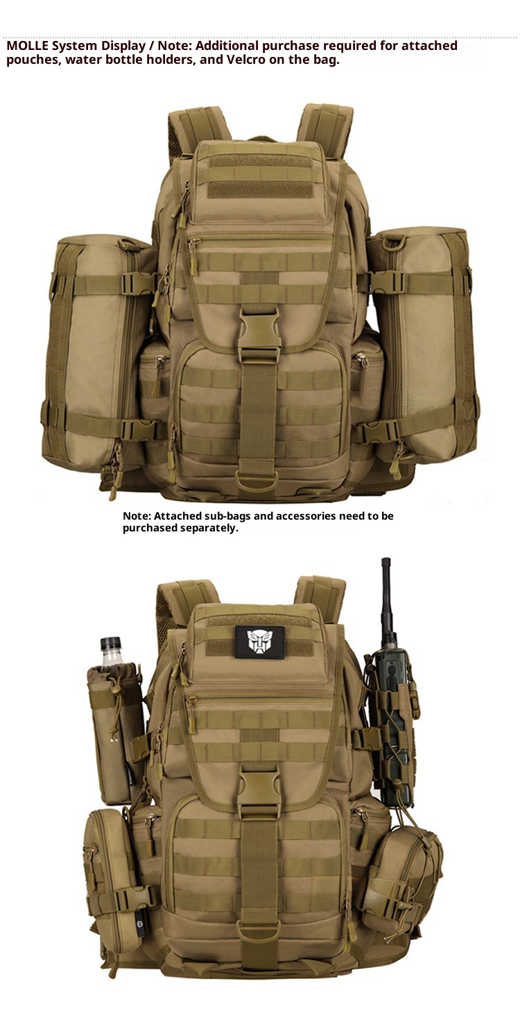 ActiveGo Pathfinder X9 Herren Doppelschulterrucksack Sport Reise Wandern Klettern Großer Fassungsvermögen Outdoor-Ausrüstung_voghion.com