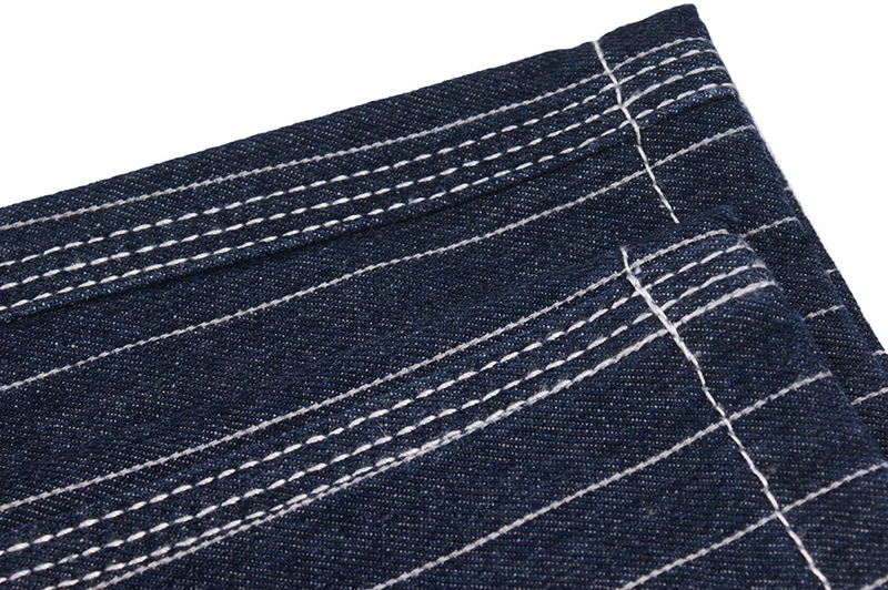 Pantaloni cargo da motociclista in stile americano, con bretelle, stile Railway Work, da uomo, nuovi jeans a righe a gamba larga_voghion.com