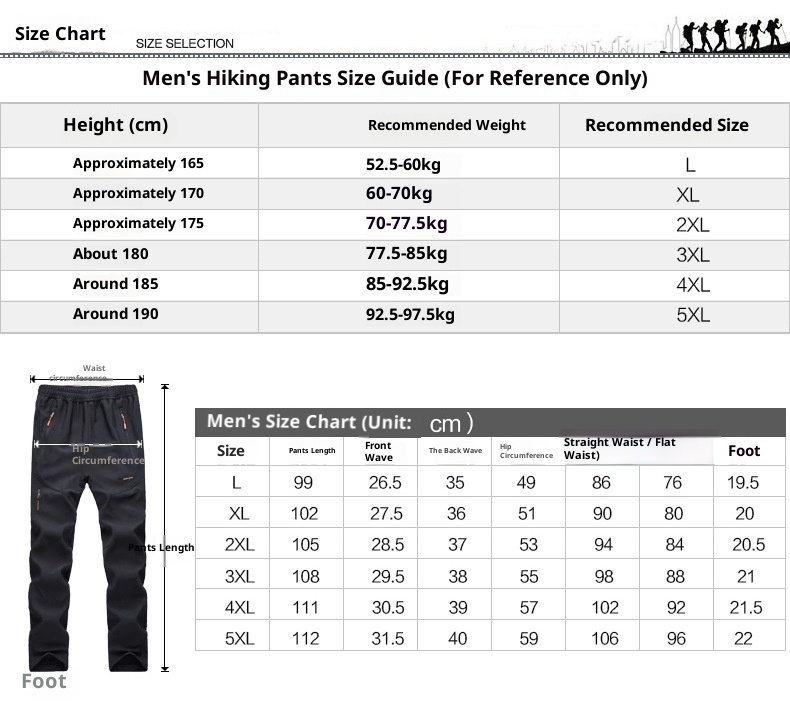 001 Men's Softshell Autumn Winter Lined Outdoor Windpr Waterpr Fleece Skiing Plus Size Warm Hiking Pants Women_voghion.com