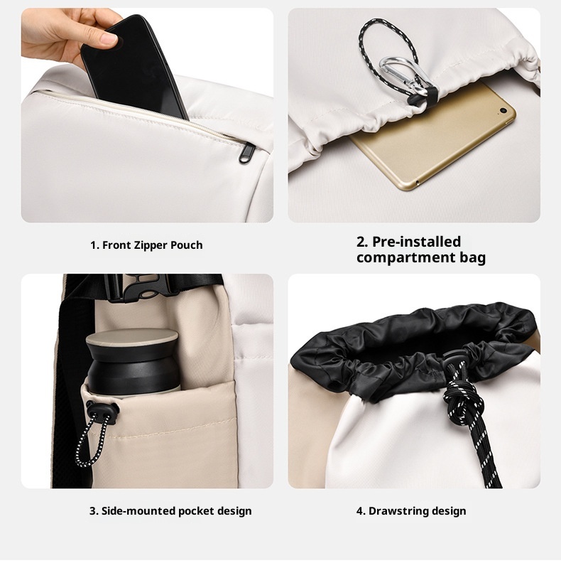 ActiveGo Large Capacity Hiking Backpack School Female College Students Travel Mountaineering Double Shoulder Lightweight Laptop_voghion.com