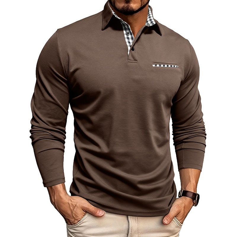 Camiseta polo transpirable y fresca para hombre, nueva colección otoño-invierno 2025, estilo europeo y americano, para comercio exterior._voghion.com