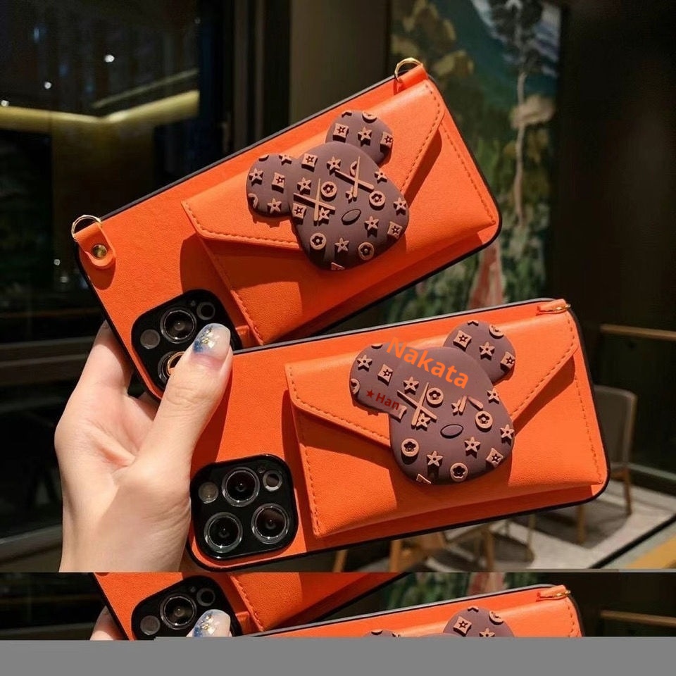 TechGlobe Compatible With Pro Max Coin Crossbody Phone Case IPhone 17 Trendy Fashion Card Holder Protective Cover_voghion.com