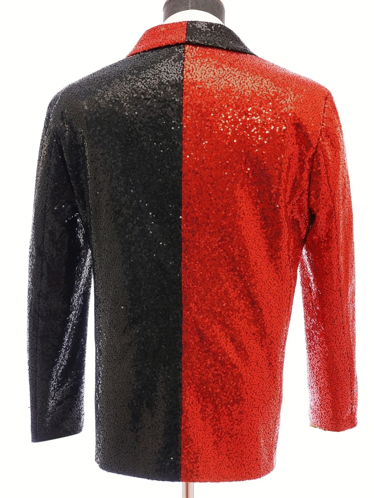 ragazzo ragazzo europeo e americano vestito da spettacolo reversibile con paillettes dorate coreano abito da discoteca uomo presentatore presentatore giacca da studio_voghion.com