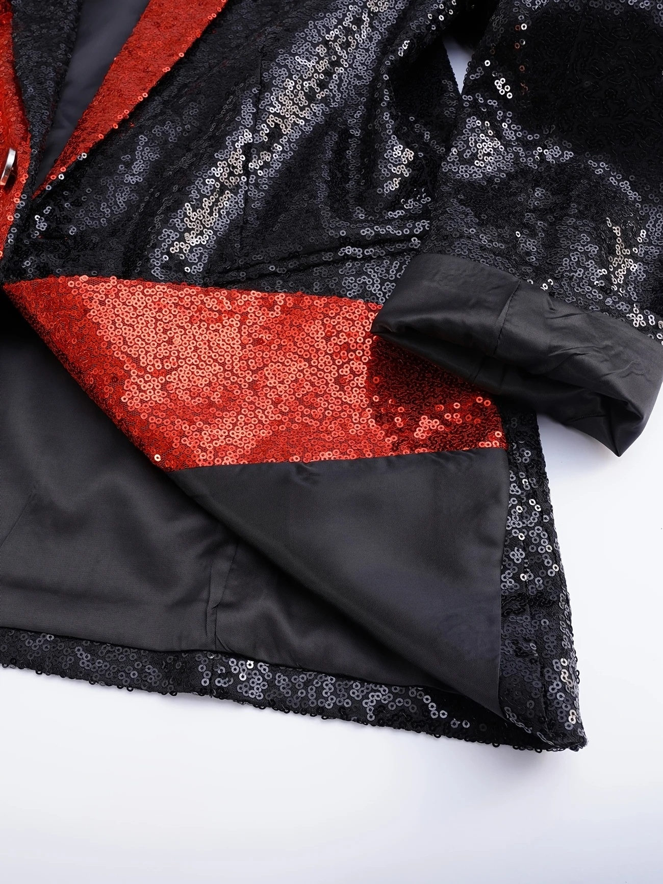 ragazzo ragazzo europeo e americano vestito da spettacolo reversibile con paillettes dorate coreano abito da discoteca uomo presentatore presentatore giacca da studio_voghion.com