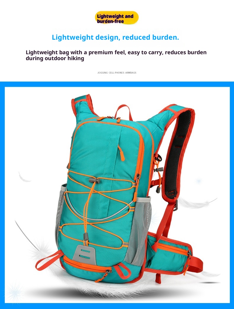 ActiveGo Outdoor Sports Hiking Casual Travel Large Capacity Men's Bag Simple Cycling Backpack Lightweight_voghion.com