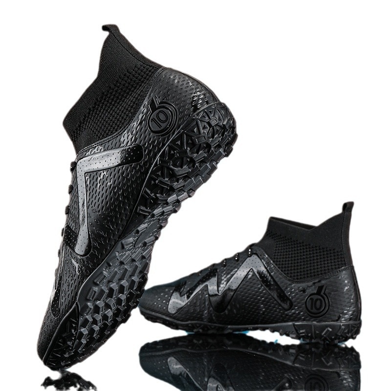 ShoeGlobe Adult Men And Women Broken TF Student Competition Training Anti-Slip Wear-Resistant Youth Football Shoes AG Long Nails_voghion.com