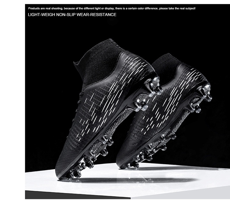 ShoeGlobe Autumn Binbin Bird Factory Direct Sales Long Spikes High Top Breathable Sports Training Shoes For Men And Women Football_voghion.com