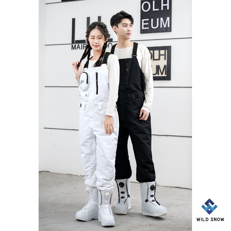 001 Cross-Border Source New Men's And Women's Workwear Personality Snowboard Windproof Waterproof Warm Breathable Ski Bib_voghion.com