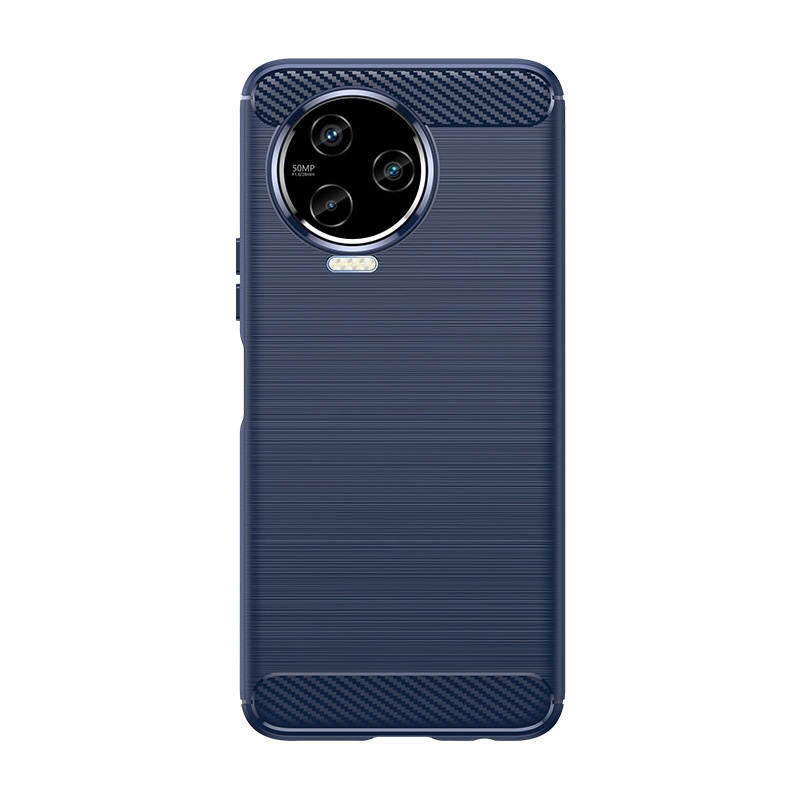 Funda protectora suave anticaídas cepillada TechGlobe para el teléfono Transsion Note12 2023 e Infinix Note12i_voghion.com