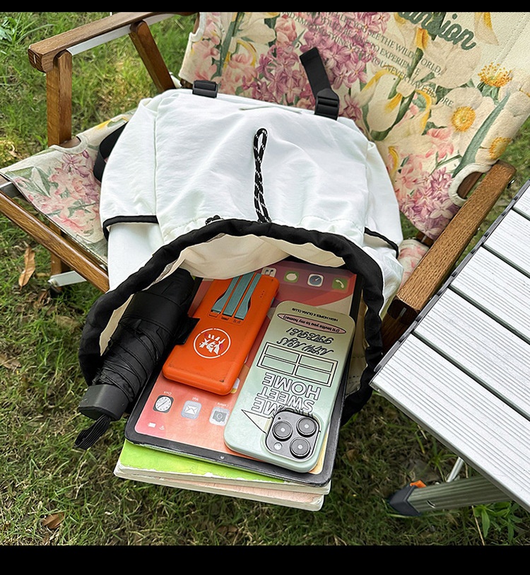 ActiveGo 2025 Summer Badmito Lightweight Travel Backpack Wome's Outdoor Moutaieerig Sports Large Capacity Drawstrig Bag_voghion.com