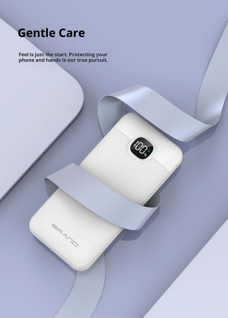 techglobe 3C Certified Cross-Border Self-Cable 22.5W Super Fast Charging Power Bank Lightweight Gift 10000mAh With Printed_voghion.com