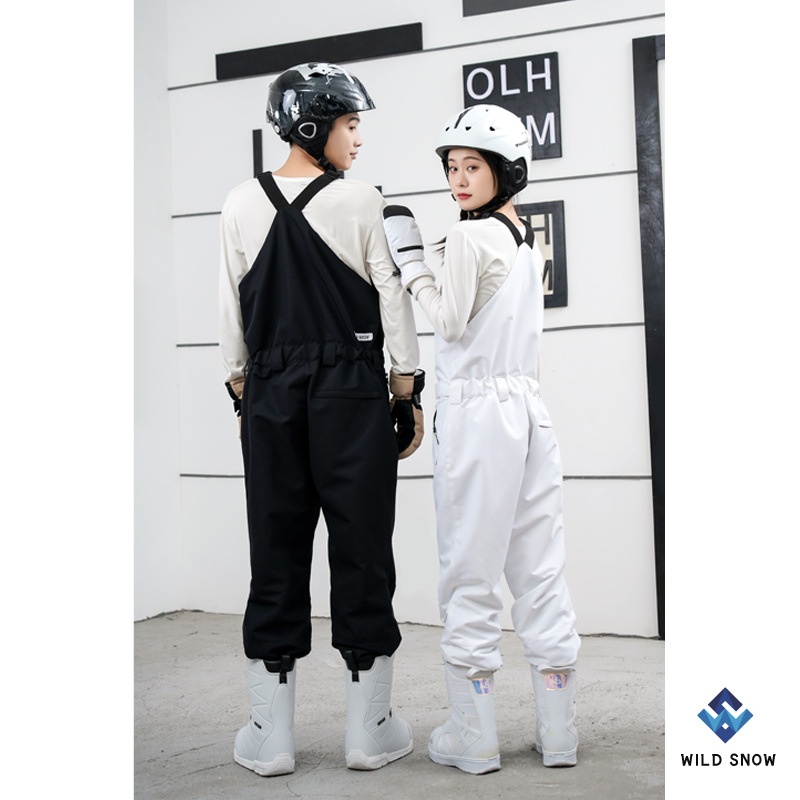 001 Cross-Border Source New Men's And Women's Workwear Personality Snowboard Windproof Waterproof Warm Breathable Ski Bib_voghion.com