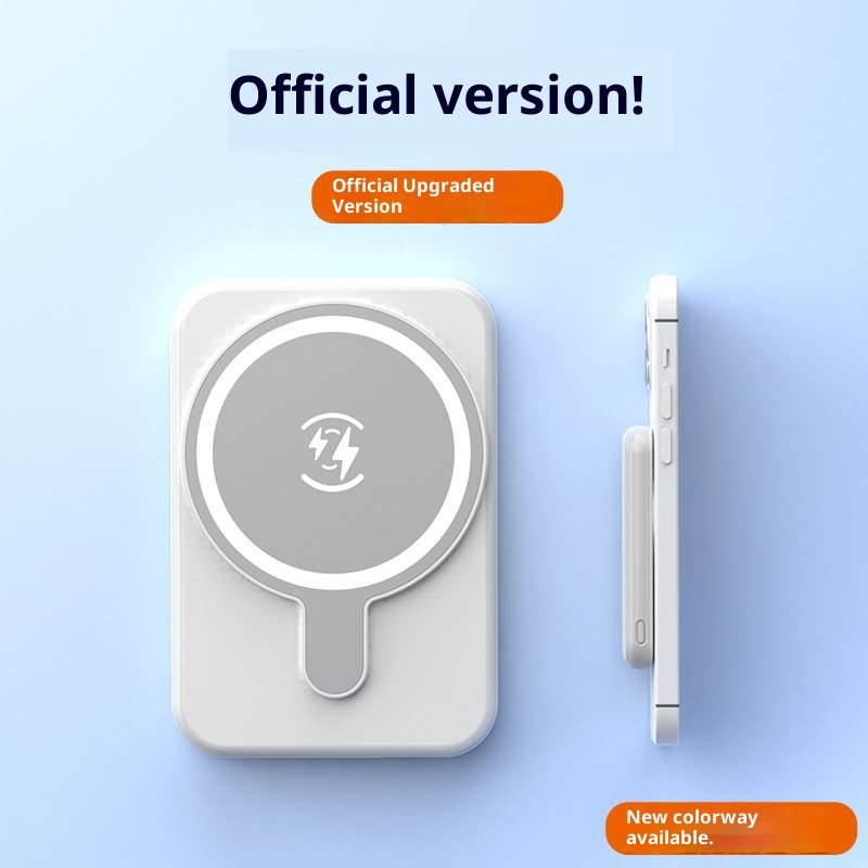 Techglobe 5000mAh Magnetische Powerbank mit Clip, tragbare mobile Stromversorgung, kreatives Geschenk, individuell anpassbar, Großhandel_voghion.com