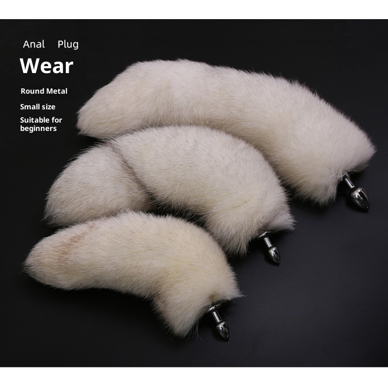 LuvBox Coda di Volpe Plug Anale Indossabile per Adulti Cosplay SM Prop Giocattolo Sessuale Unisex_voghion.com
