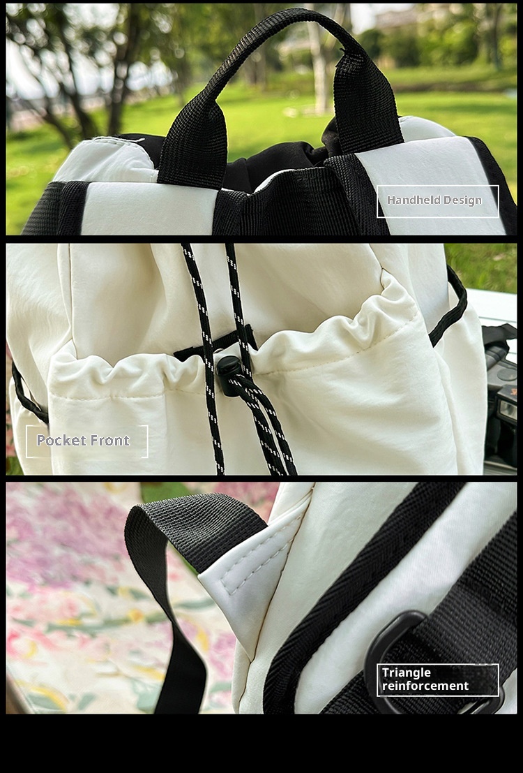 ActiveGo 2025 Summer Badmito Lightweight Travel Backpack Wome's Outdoor Moutaieerig Sports Large Capacity Drawstrig Bag_voghion.com