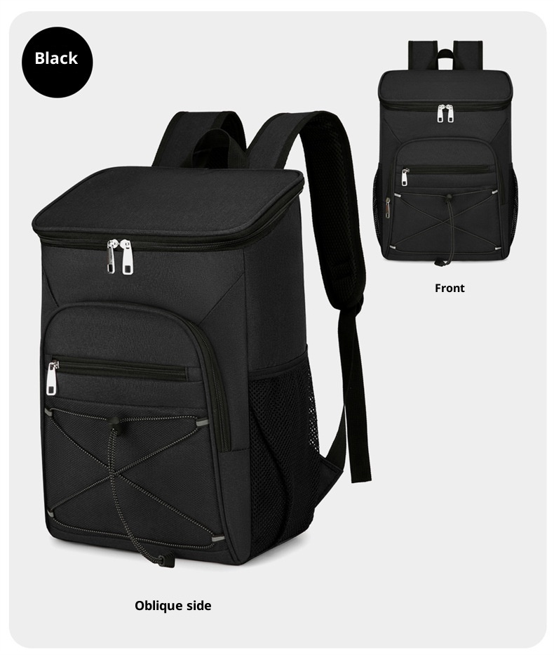 Zaino termico ActiveGo di grande capacità per conservare caldo e freddo, borsa da picnic per sport all'aria aperta e tempo libero, campeggio resistente all'acqua_voghion.com