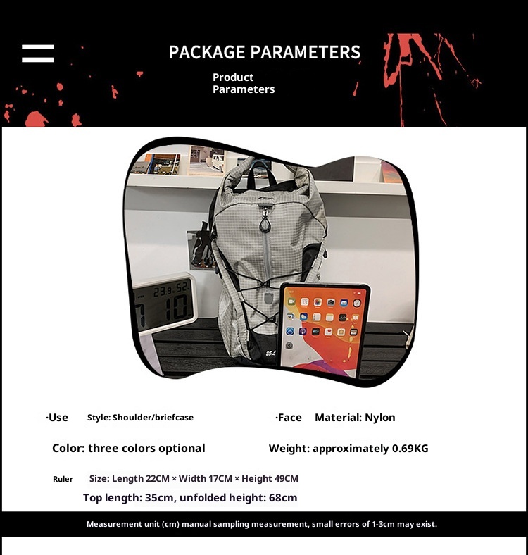 ActiveGo Mountain Style Outdoor Hiking Backpack For Women, Lightweight Large Capacity 25L Trekking Travel Backpack, Men's Student_voghion.com