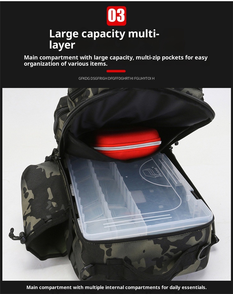 Zaino sportivo all'ingrosso ActiveGo Lure Outdoor Sports Brush con tracolla singola e doppia, grande capacità, nuovo modello_voghion.com