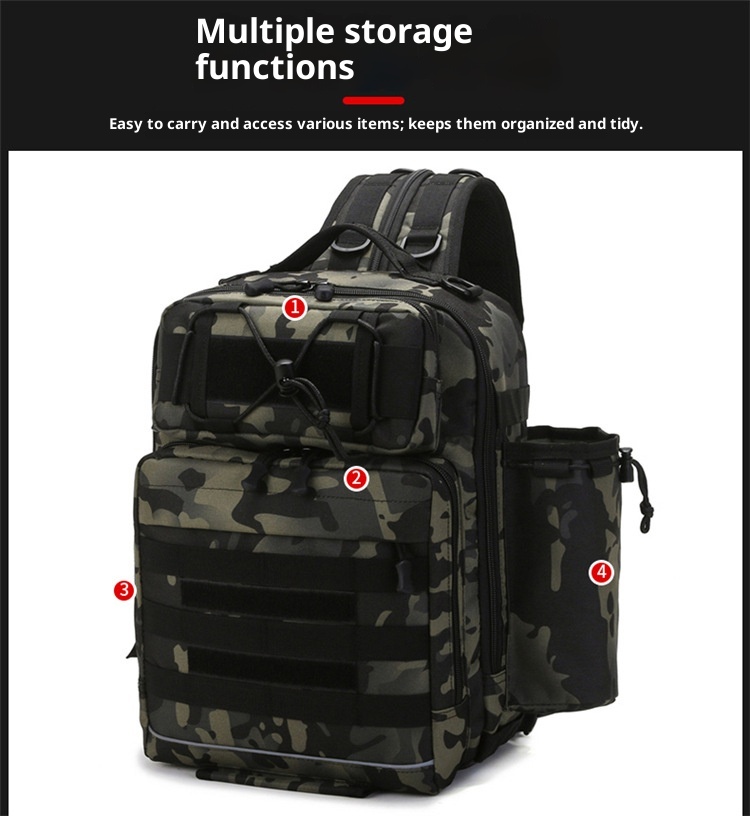 Zaino sportivo all'ingrosso ActiveGo Lure Outdoor Sports Brush con tracolla singola e doppia, grande capacità, nuovo modello_voghion.com