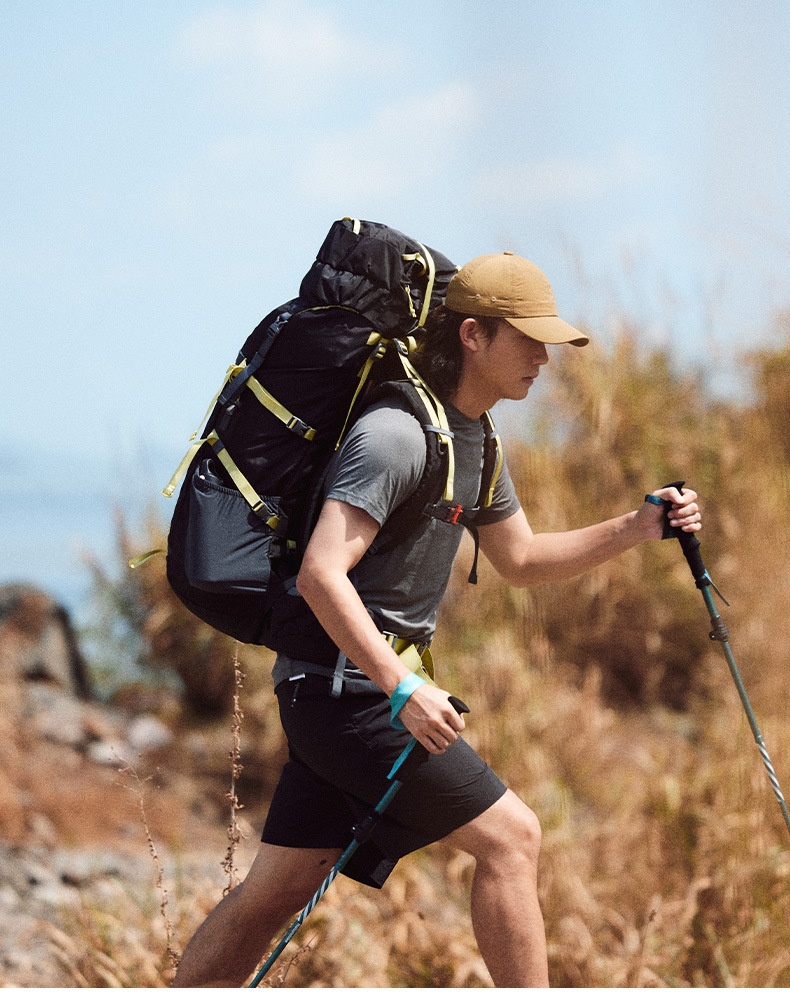 Zaino da trekking professionale ActiveGo Natur Noke Cloud Trail da 55 litri, grande capacità, doppia tracolla_voghion.com