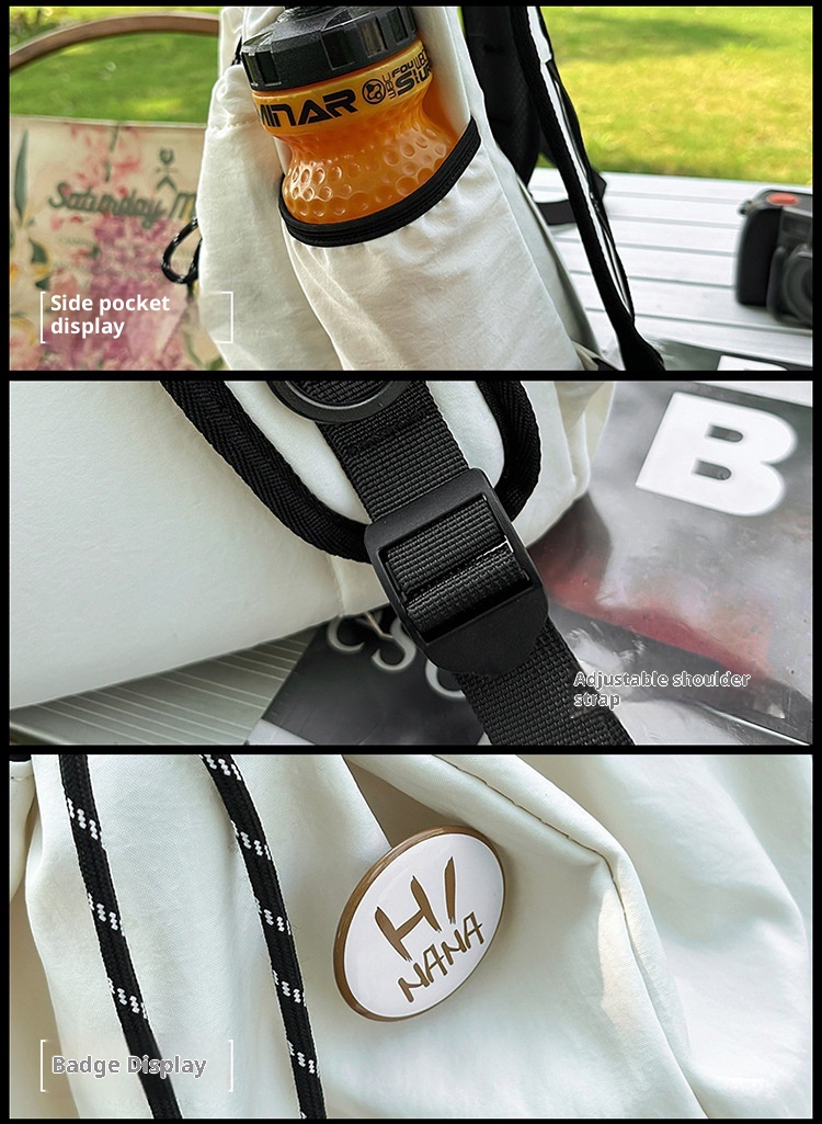 ActiveGo 2025 Summer Badmito Lightweight Travel Backpack Wome's Outdoor Moutaieerig Sports Large Capacity Drawstrig Bag_voghion.com