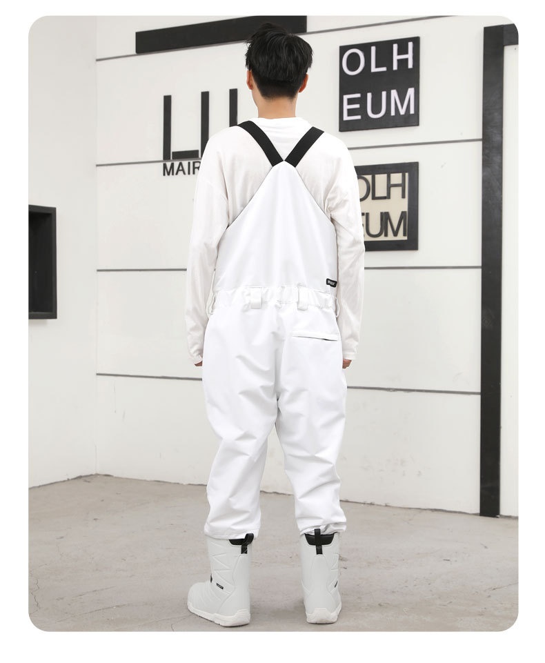 001 Cross-Border Source New Men's And Women's Workwear Personality Snowboard Windproof Waterproof Warm Breathable Ski Bib_voghion.com