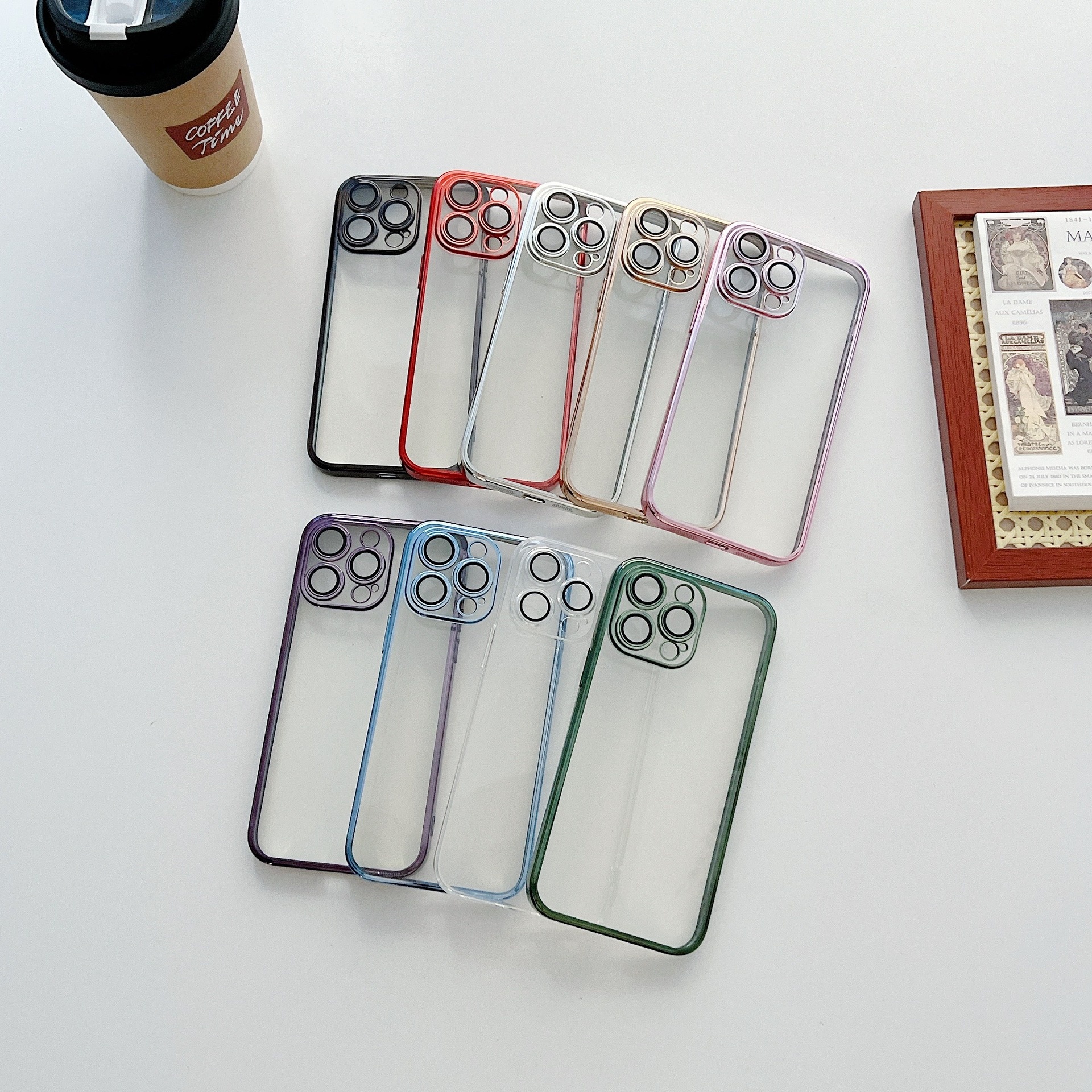 TechGlobe Suitable For 15 Max With Lens Phone Case 13 Electroplated Dustproof Full Covage 14 Pro Shockproof Protective_voghion.com