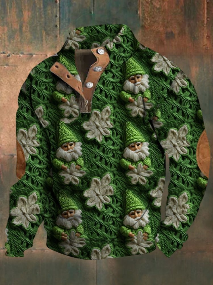 boy 2024 Cross-Border European And American Winter Edition 3D Digital Print High Collar Half-Zip Sweatshirt For Men_voghion.com