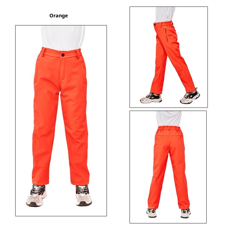 001 2023 Children's Softshell Boys And Girls Big Kids Autumn Winter Outdoor Sports Waterproof Windproof Fleece Lined Warm_voghion.com