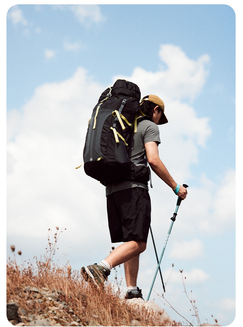 Zaino da trekking professionale ActiveGo Natur Noke Cloud Trail da 55 litri, grande capacità, doppia tracolla_voghion.com