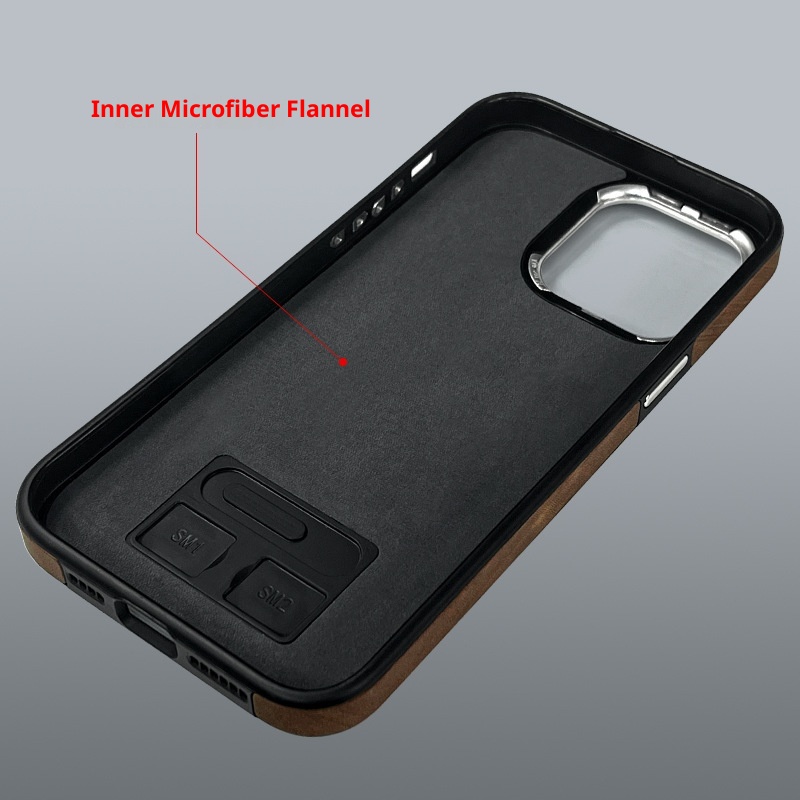 TechGlobe Compatible With Phone IPhone 14 Pro Holder Leather Case 16 Back Card 15 Max Shockproof_voghion.com