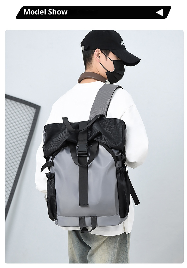 ActiveGo Men's Functional Travel Sports Outdoor Hiking Cycling Large Capacity Backpack For College Students Laptop School Bag_voghion.com