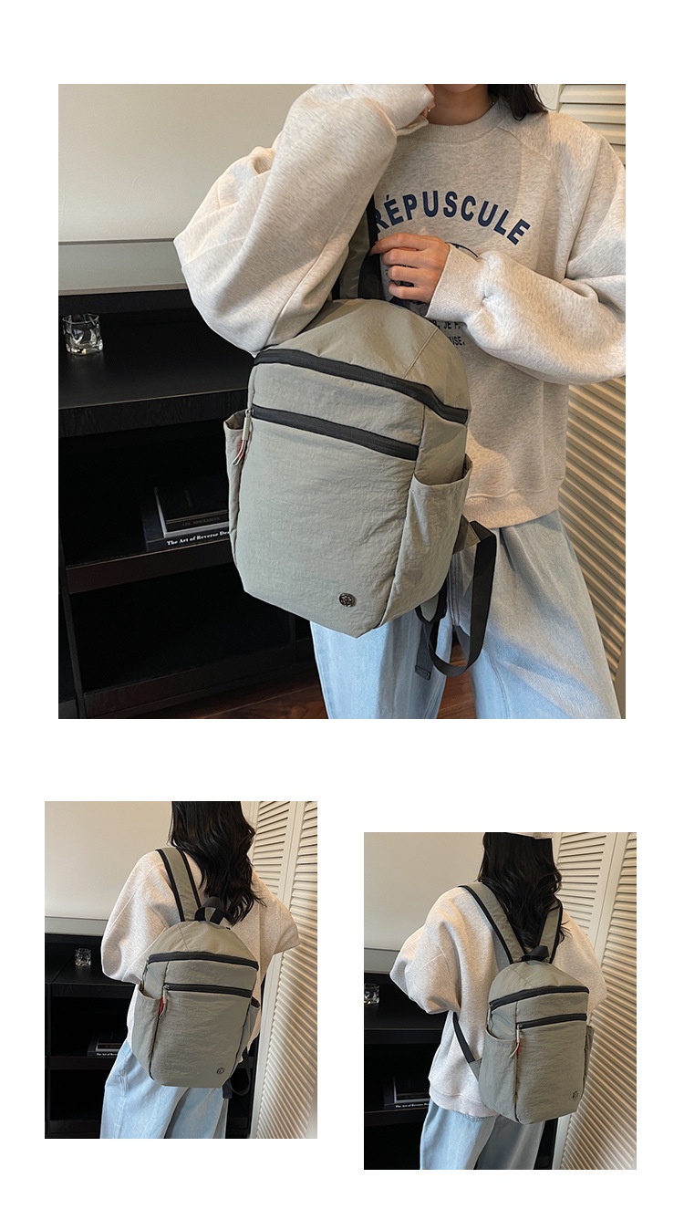 ActiveGo Outdoor Women, Foldable Lightweight Sports Backpack For Men, Simple Casual Travel Large Capacity Hiking Bag_voghion.com