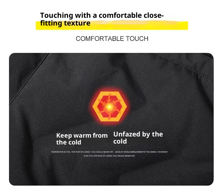 001 Outdoor Softshell Men Winter Fleece Lined Thickened Ski Warm 90% White Duck Down Travel Hiking Long Pants_voghion.com