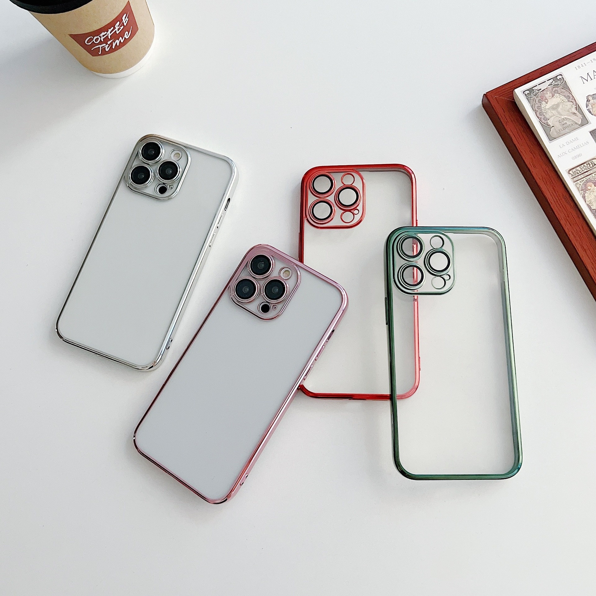 TechGlobe Suitable For 15 Max With Lens Phone Case 13 Electroplated Dustproof Full Covage 14 Pro Shockproof Protective_voghion.com