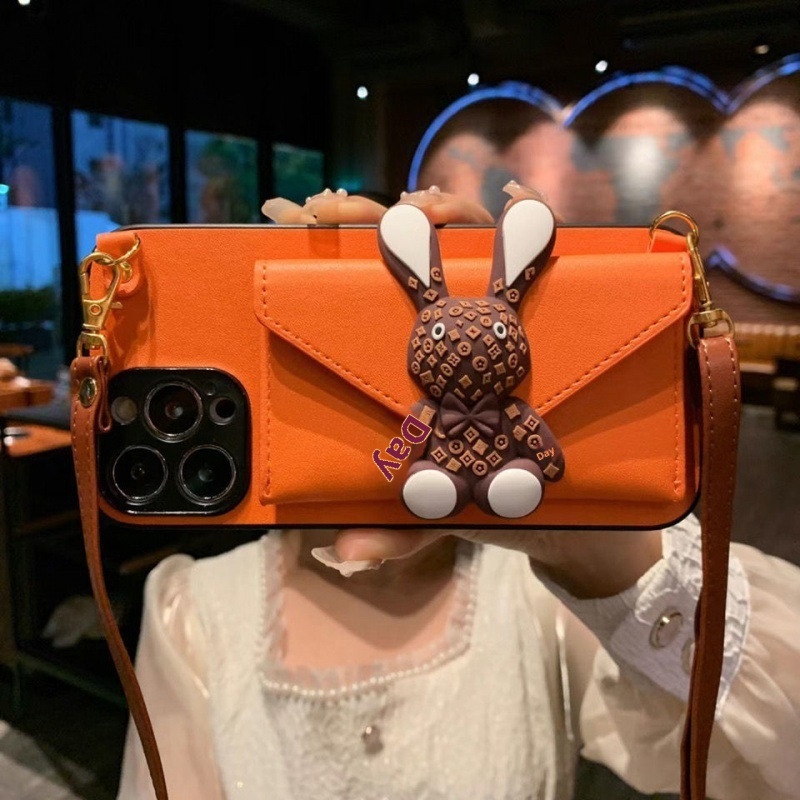 TechGlobe Compatible With Pro Max Coin Crossbody Phone Case IPhone 17 Trendy Fashion Card Holder Protective Cover_voghion.com