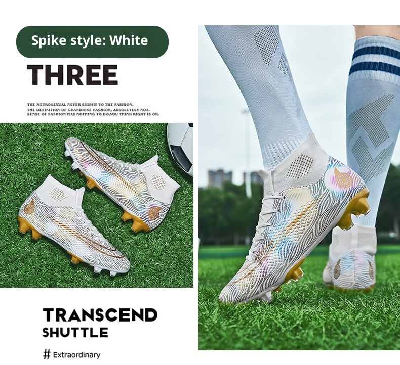 ShoeGlobe Cross-Border Wholesale New Football For Men And Women Students AG Long Cristiano Ronaldo Messi TF Broken Spikes_voghion.com