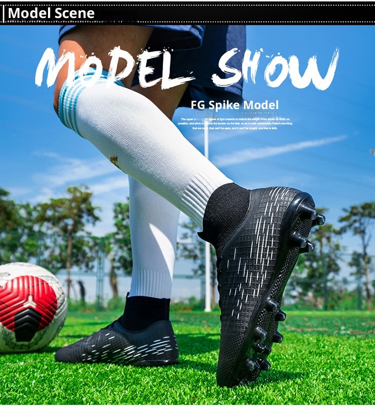 ShoeGlobe Autumn Binbin Bird Factory Direct Sales Long Spikes High Top Breathable Sports Training Shoes For Men And Women Football_voghion.com