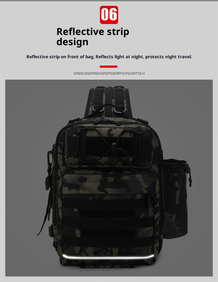 Zaino sportivo all'ingrosso ActiveGo Lure Outdoor Sports Brush con tracolla singola e doppia, grande capacità, nuovo modello_voghion.com