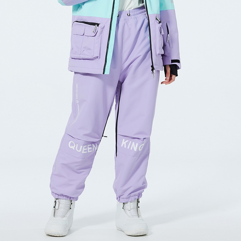 001 Męskie damskie spodnie snowboardowe i zimowe outdoorowe wiatroodporne wodoodporne ciepłe spodnie narciarskie nowy model_voghion.com