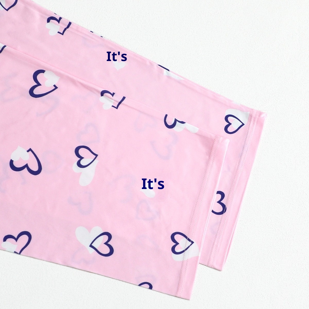 ChicShe Cross-Border Autumn Winter Plus Size Women's Pajamas Heart Print Round Neck Short Sleeve Long Pants European American_voghion.com