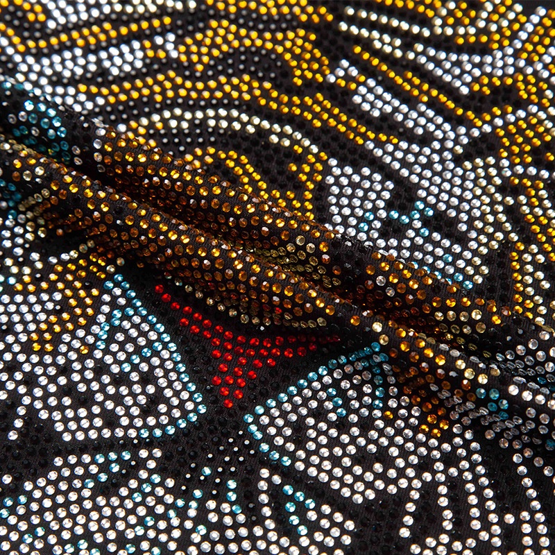 boy European Station Rhinestone Tiger Head Long Sleeve For Men Black Modal Plus Size T-Shirt Men's Base Shirt Autumn Wear_voghion.com