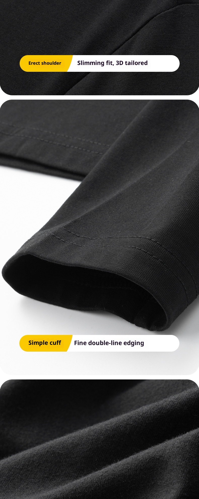 boy European Station Rhinestone Tiger Head Long Sleeve For Men Black Modal Plus Size T-Shirt Men's Base Shirt Autumn Wear_voghion.com