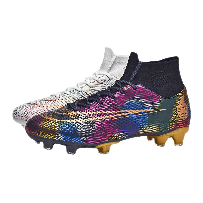 ShoeGlobe Cross-Border Wholesale New Football For Men And Women Students AG Long Cristiano Ronaldo Messi TF Broken Spikes_voghion.com