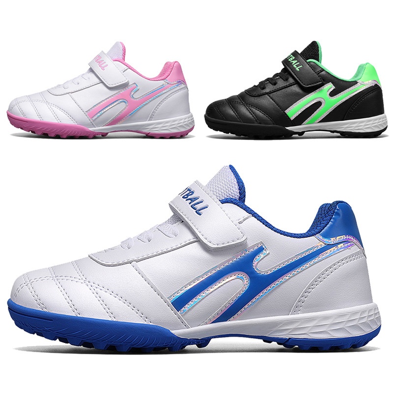 ShoeGlobe Children's Sports Soccer Shoes TF Cleats Training Boys Elementary School Professional Youth Girls Big Kids Sneakers_voghion.com