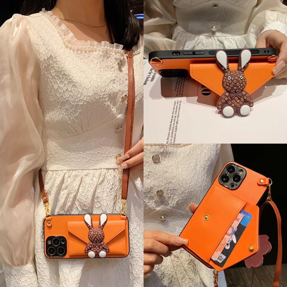 TechGlobe Compatible With Pro Max Coin Crossbody Phone Case IPhone 17 Trendy Fashion Card Holder Protective Cover_voghion.com