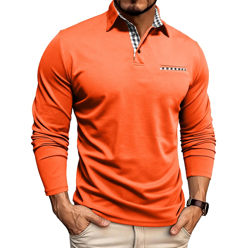 Camiseta polo transpirable y fresca para hombre, nueva colección otoño-invierno 2025, estilo europeo y americano, para comercio exterior._voghion.com