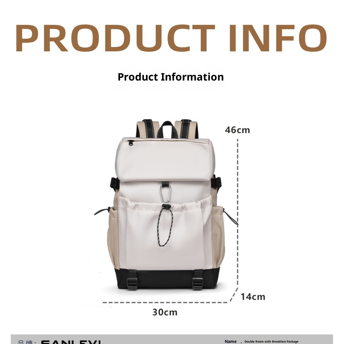 ActiveGo Large Capacity Hiking Backpack School Female College Students Travel Mountaineering Double Shoulder Lightweight Laptop_voghion.com